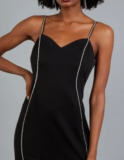 Diamante Detail Bodycon Dress