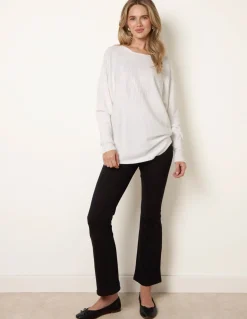 Diamante Embellished Batwing Jumper