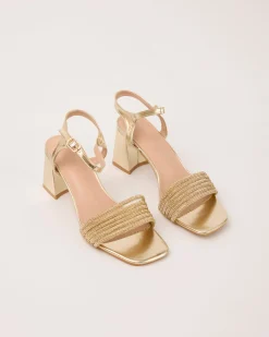Diamante Front Small Healed Sandals