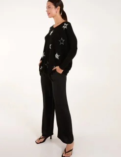 Diamante Pearl Star Jumper