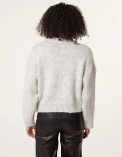 Diamante Round Neck Jumper