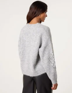 Diamond Sequin Jumper