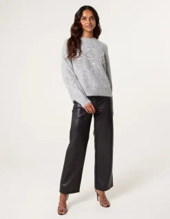 Diamond Sequin Jumper
