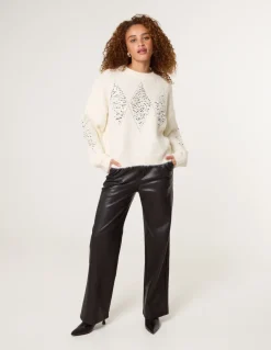 Diamond Sequin Jumper