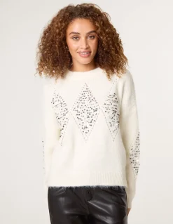 Diamond Sequin Jumper