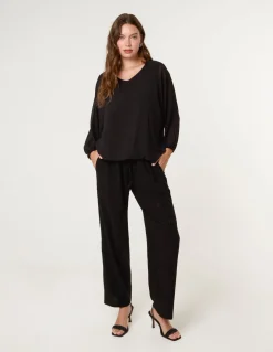 Draw Cord Metallic Trousers