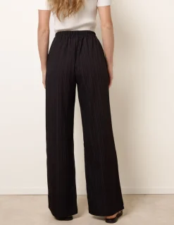 Drawstring Wide Leg Trousers
