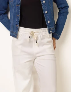 Elasticated Trousers With Tie
