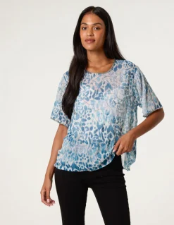 Embellished Chiffon Top