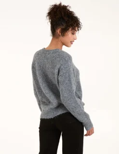 Embellished Heart Knit Jumper