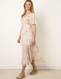 Embellished Midi Dress