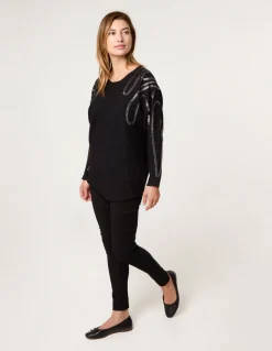 Embellished Shoulder Jumper