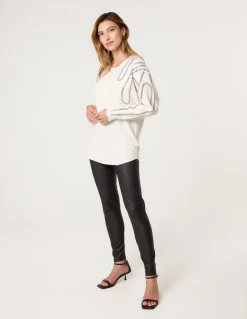 Embellished Shoulder Jumper