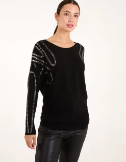 Embellished Shoulder Jumper