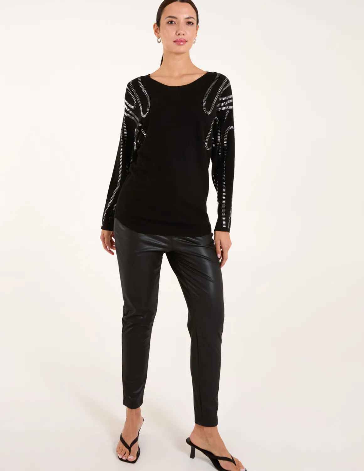 Embellished Shoulder Jumper