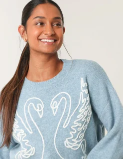 Embroidered Design Jumper
