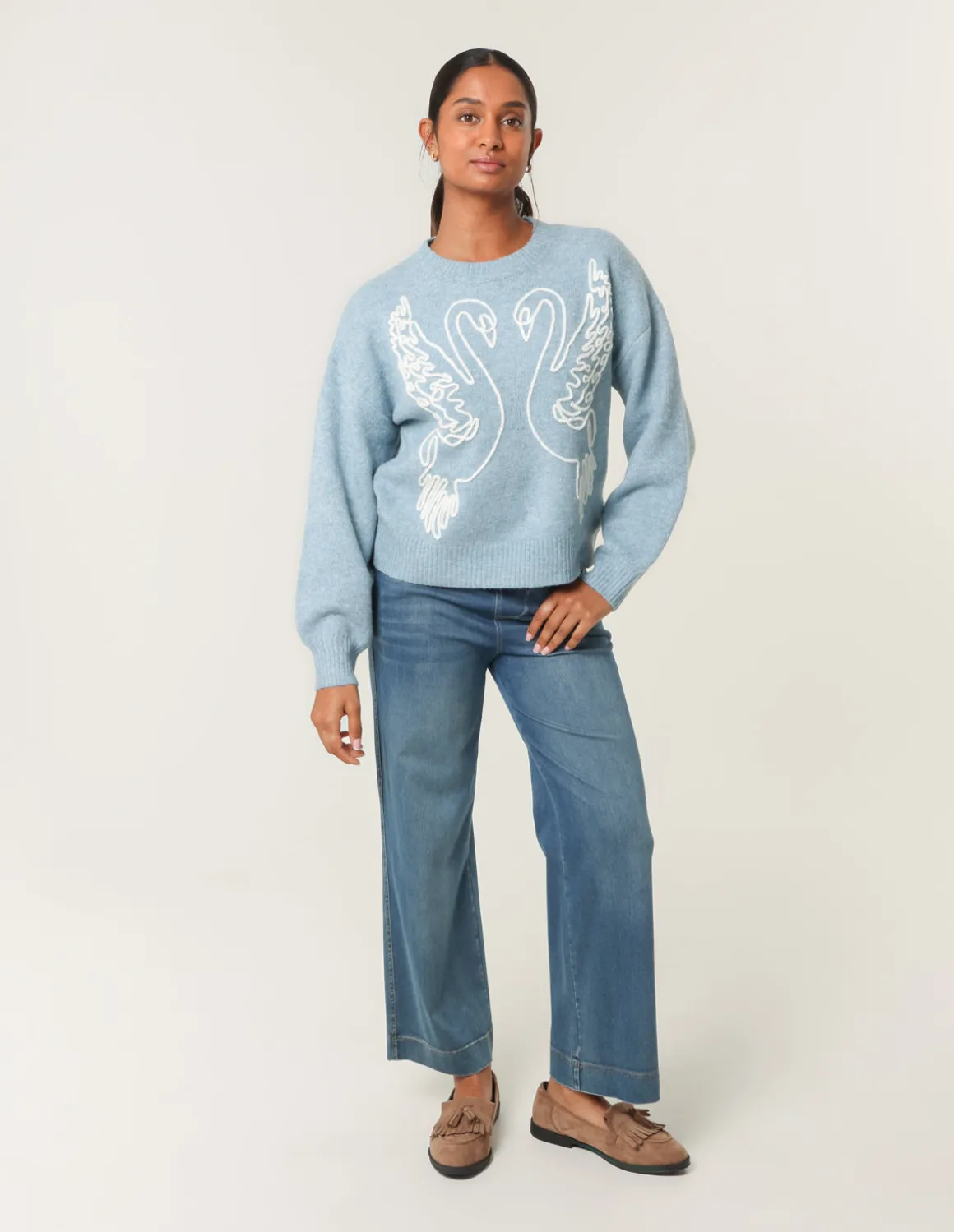 Embroidered Design Jumper