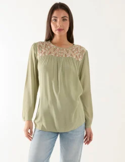 Embroidered Top