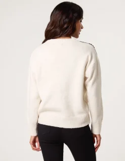 Embroidery Shoulder Detailing Jumper