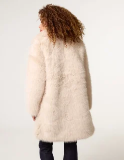 Faux Fur Long Coat