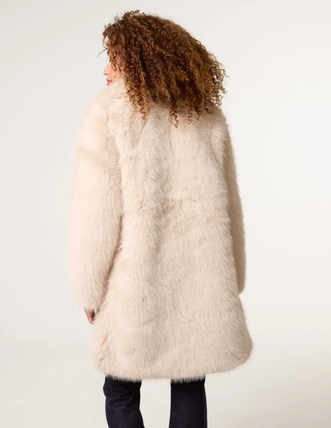 Faux Fur Long Coat