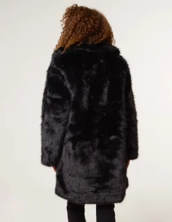 Faux Fur Long Coat
