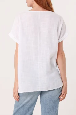 Fish Iridescent Print Top