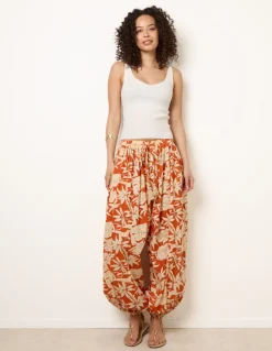 Floral Balloon Pants