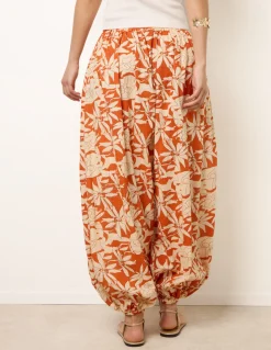 Floral Balloon Pants