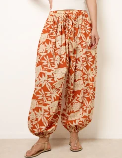 Floral Balloon Pants