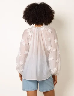 Floral Embroidery Top