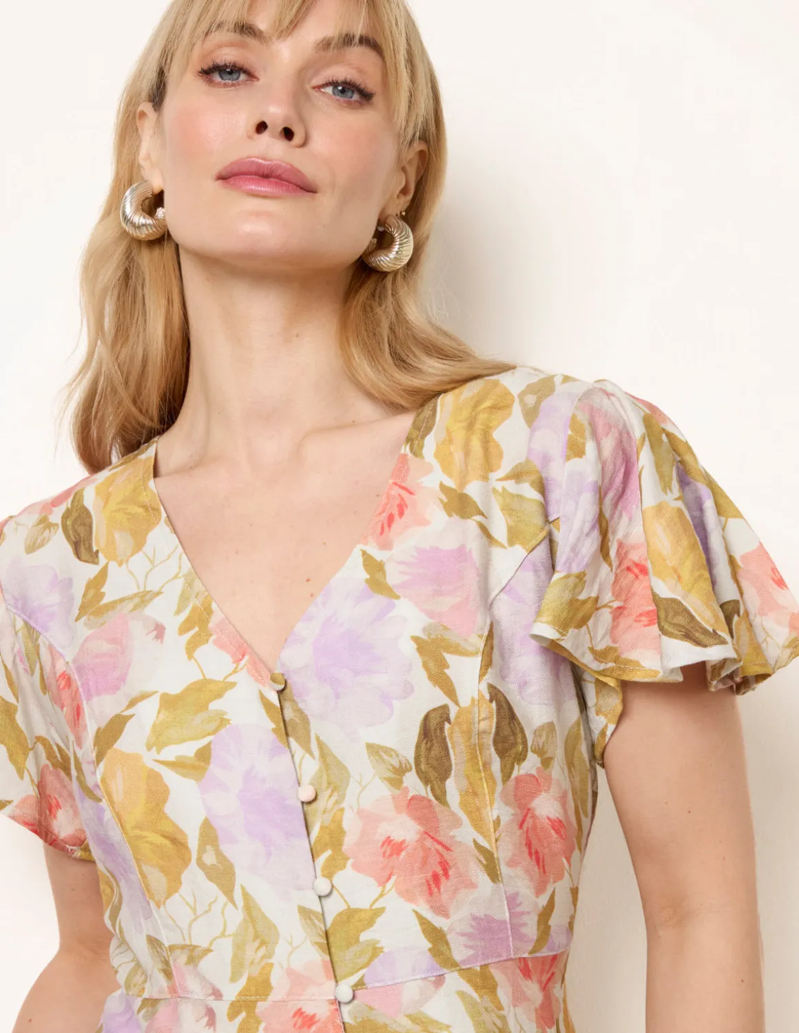 Floral Peplum Top