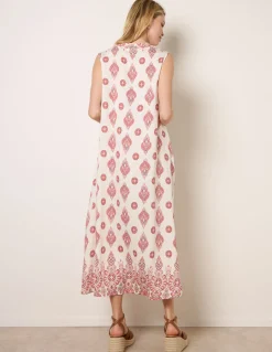 Floral Print A Line Dress