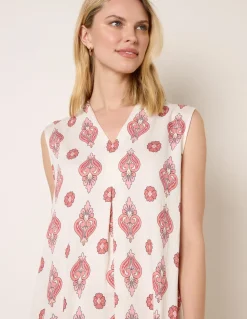 Floral Print A Line Dress