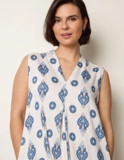 Floral Print A Line Dress