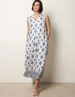 Floral Print A Line Dress