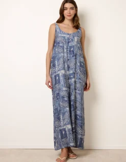 Floral Printed Oversized Jumpsuit