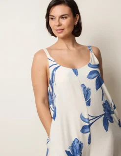 Floral Print Wide Leg Jumpsuit