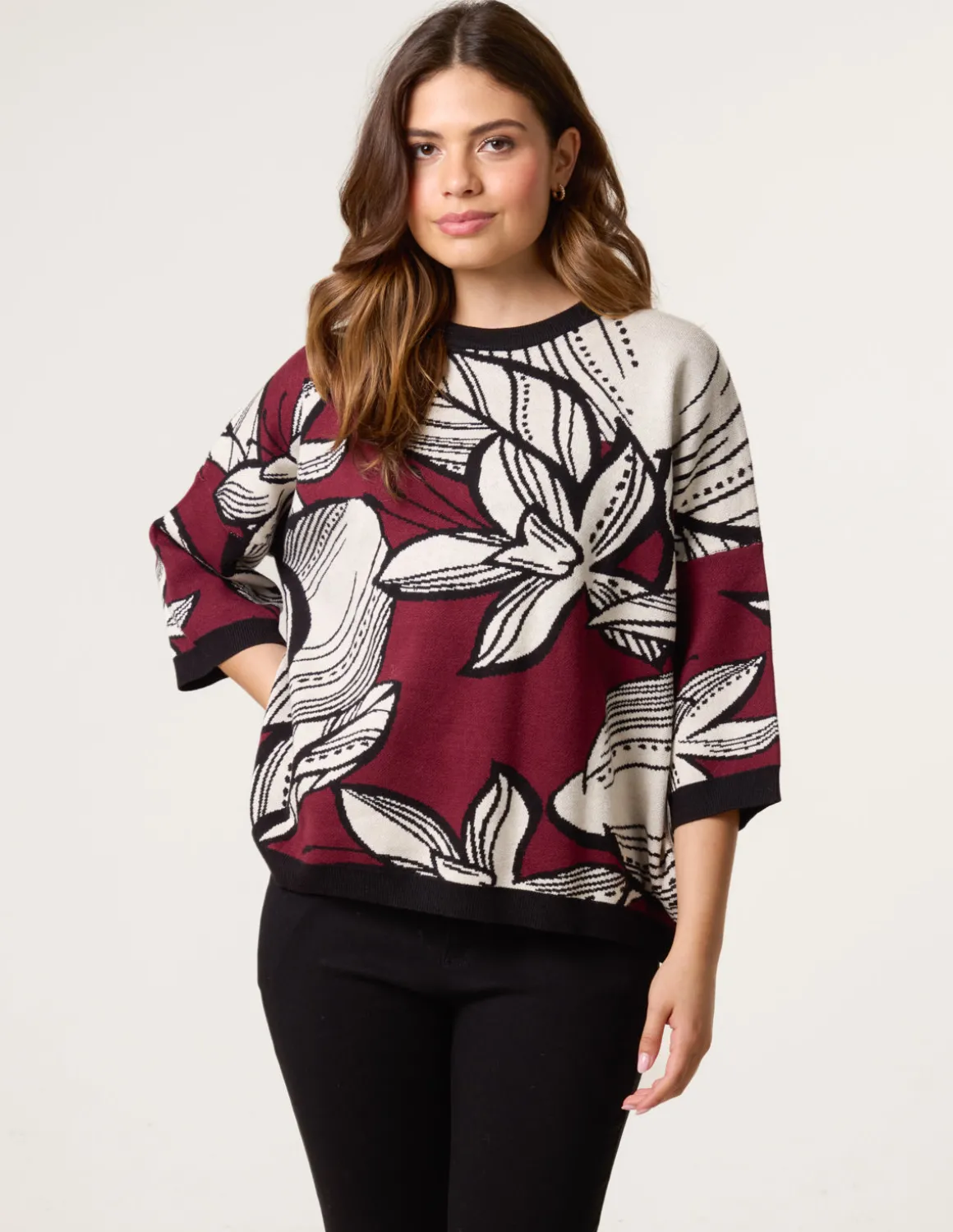 Flower Pattern Jumper