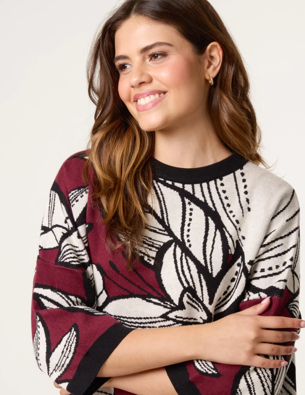 Flower Pattern Jumper