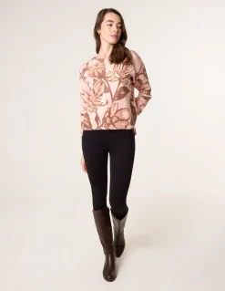 Flower Sequin Detailed Jumper