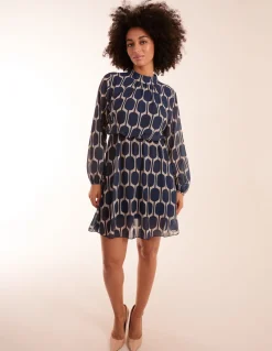 Geometric Print Dress