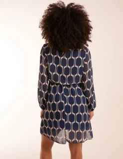 Geometric Print Dress