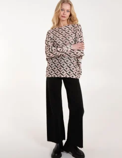 Geometric Print Top