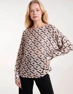 Geometric Print Top