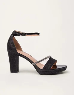 Glitter Diamante Heels