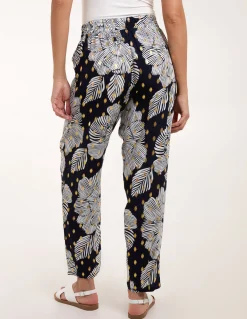 Gold Foil Printed Trousers