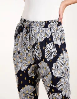 Gold Foil Printed Trousers