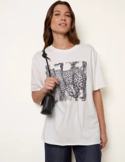 Graphic Print Crew-Neck T-shirt