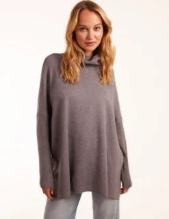 High Neck Boxy Jumper